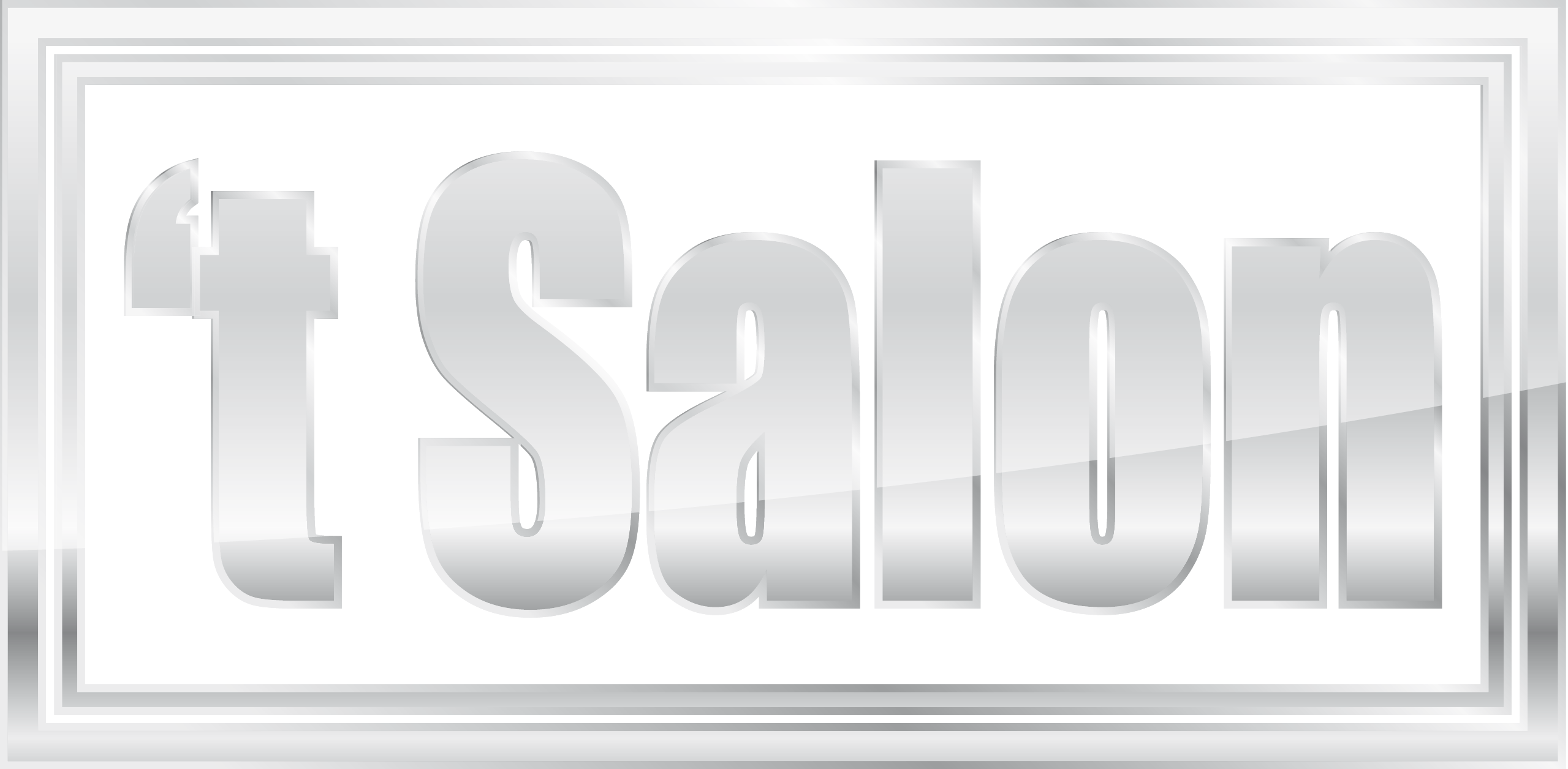 logo t salon silver